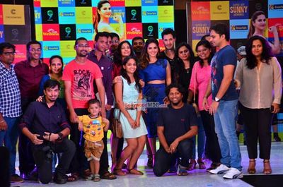 Sunny Leone at the launch of her fitness DVD titled 'Super hot Sunny mornings'