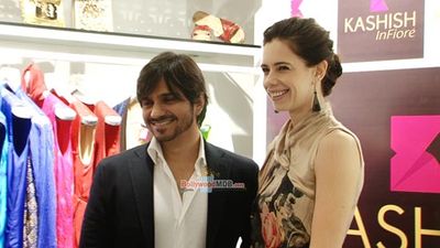 Suniel Shetty and Kalki Koechlin at the High Fashion store Launch of  Kashish Infiore