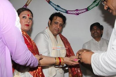Actor Govinda Ganpati Celebration