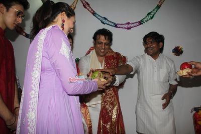 Actor Govinda Ganpati Celebration