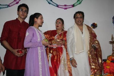 Actor Govinda Ganpati Celebration