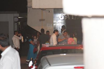 Salman Khan along with Bollywood Celebs attending Ganesh Festival 2015