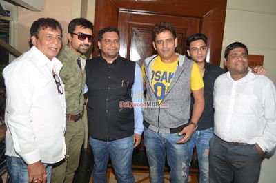 Ravi Kishan and Ajaz Khan at Kalini Mini Marathon press meet