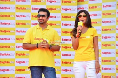 Shilpa Shetty with Husband Raj Kundra at the World Heart Day Celebrations