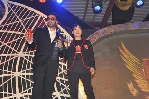 Indian Boxer Mary Kom with Raj Kundra at launch of SFL's new company 'PRO SFL'