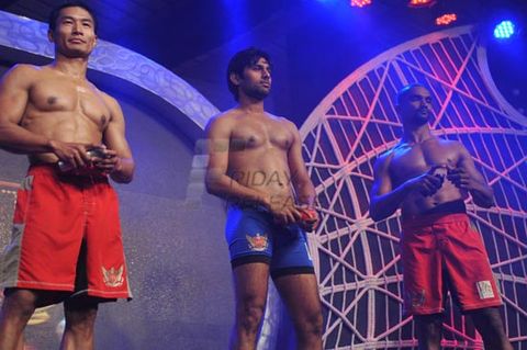 Indian Boxer Mary Kom with Raj Kundra at launch of SFL's new company 'PRO SFL'