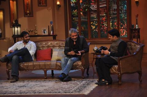Ajay Devgn & Prakash Jha promoted film 'SATYAGRAHA' on the sets of 'Comedy Nights With Kapil'