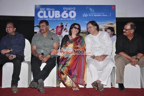 Sarika, Farooq Sheikh, Raghubir Yadav, director Sanjay Tripathy at film 'Club 60' press meet