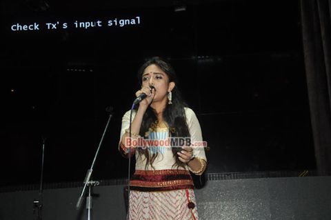 Monali Thakur at film 'LAKSHMI' music launch