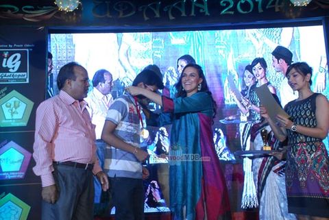 The young star cast of 'Ekkees Toppon Ki Salaami' promotes their film at UDAAN 2014
