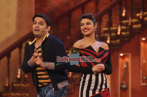 Priyanka Chopra, Ranveer Singh, Arjun Kapoor promote 'GUNDAY' on 'COMEDY NIGHTS WITH KAPIL' sets