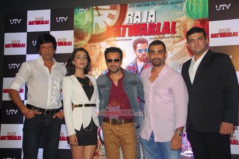 Emraan Hashmi and Humaima Malick at film 'Raja Natwarlal' trailer launch