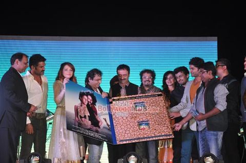 Suniel Shetty, Purab Kohli, Kirti Kulhari, Saidah Jules at film 'JAL' music launch