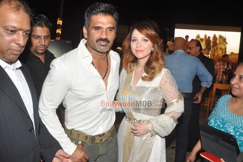 Suniel Shetty, Purab Kohli, Kirti Kulhari, Saidah Jules at film 'JAL' music launch