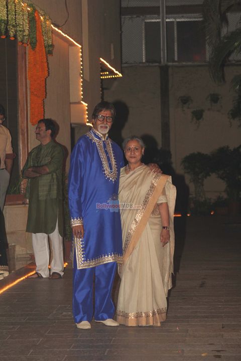 Amitabh Bachchan hosted Diwali party at his bungalow Jalsa