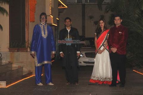 Amitabh Bachchan hosted Diwali party at his bungalow Jalsa