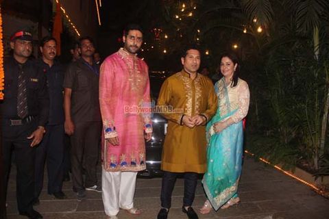 Amitabh Bachchan hosted Diwali party at his bungalow Jalsa