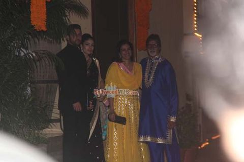 Amitabh Bachchan hosted Diwali party at his bungalow Jalsa