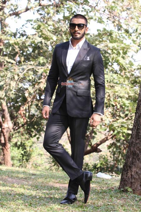 Ranveer Singh at film 'Bajirao Mastani' Promotions on Crime Patrol Sets