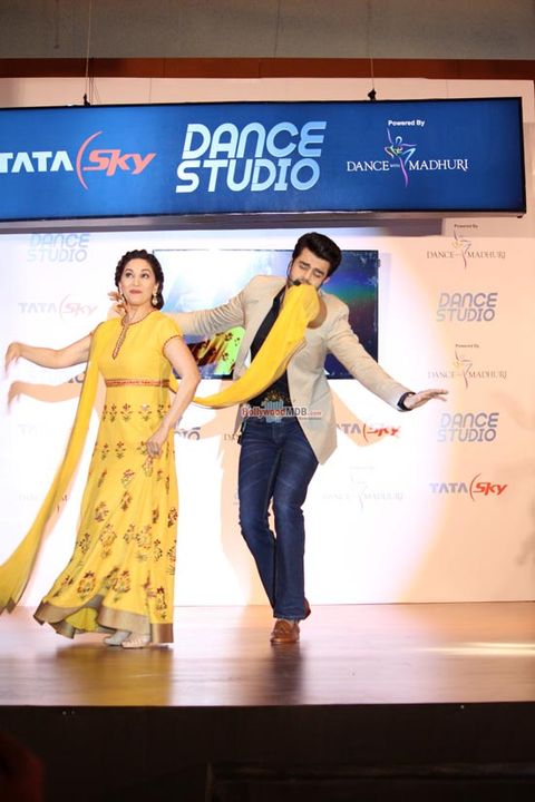 Madhuri Dixit Nene at the launch of Tata Sky Dance Studio Powered By Dance With Madhuri