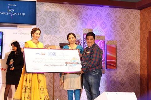 Madhuri Dixit Nene at the launch of Tata Sky Dance Studio Powered By Dance With Madhuri