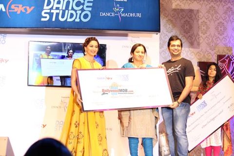 Madhuri Dixit Nene at the launch of Tata Sky Dance Studio Powered By Dance With Madhuri