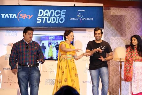 Madhuri Dixit Nene at the launch of Tata Sky Dance Studio Powered By Dance With Madhuri
