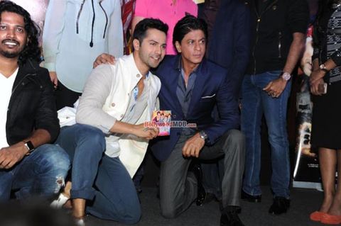 Shah Rukh Khan, Kajol, Varun Dhawan, Kriti Sanon at film 'Dilwale' music celebration