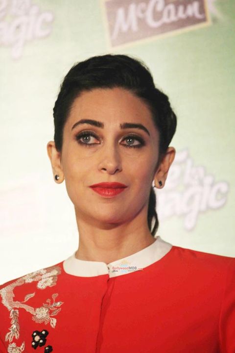 Karisma Kapoor during the promotion of McCain Foods products