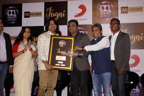 Eminent Bollywood personalities at the music launch of film 'Jugni'