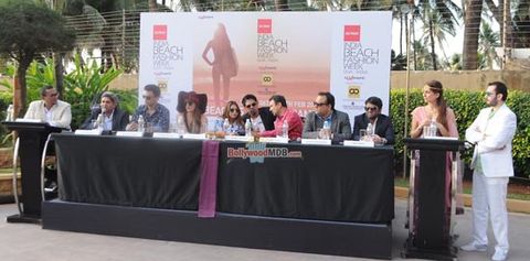Urvashi Rautela and Amrita Arora at the India Beach Fashion Week (IBFW) 2015