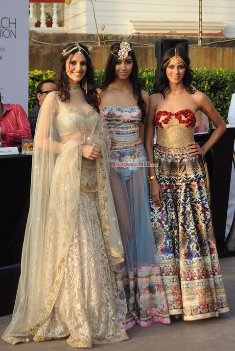 Urvashi Rautela and Amrita Arora at the India Beach Fashion Week (IBFW) 2015