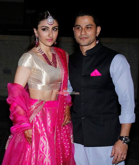 Bolly Celebs at Soha Ali Khan & Kunal Khemu's wedding party