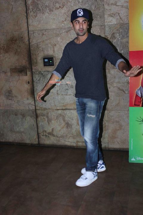 Ranbir Kapoor, Katrina Kaif, Alia Bhatt, Arjun Kapoor, Aditya Roy Kapur at film 'Inside Out' special screening