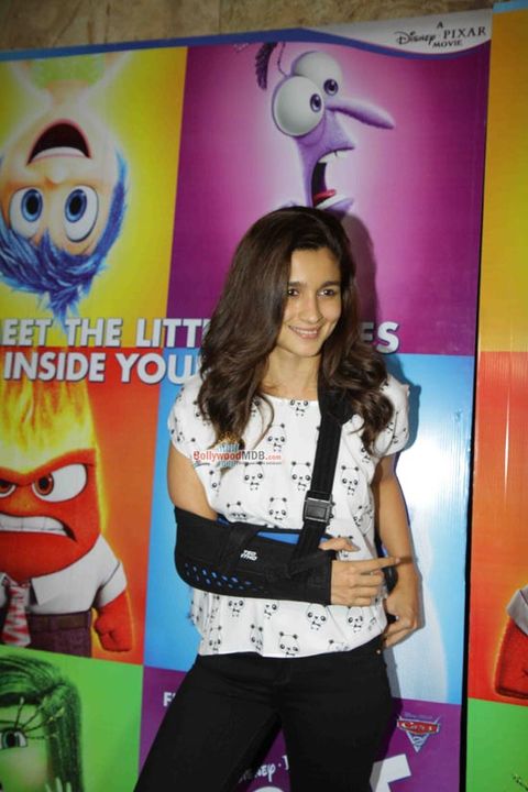 Ranbir Kapoor, Katrina Kaif, Alia Bhatt, Arjun Kapoor, Aditya Roy Kapur at film 'Inside Out' special screening
