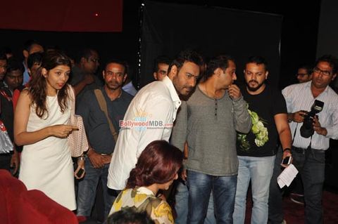 Ajay Devgn, Tabu, Shriya Saran at film 'Drishyam' media interaction