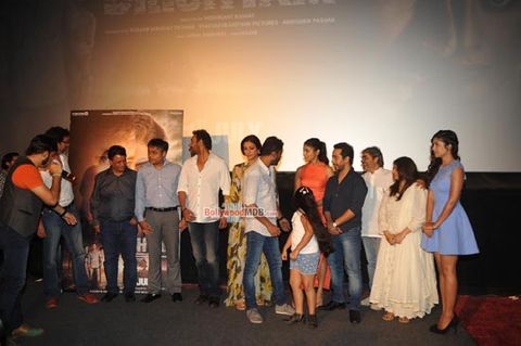 Ajay Devgn, Tabu, Shriya Saran at film 'Drishyam' media interaction