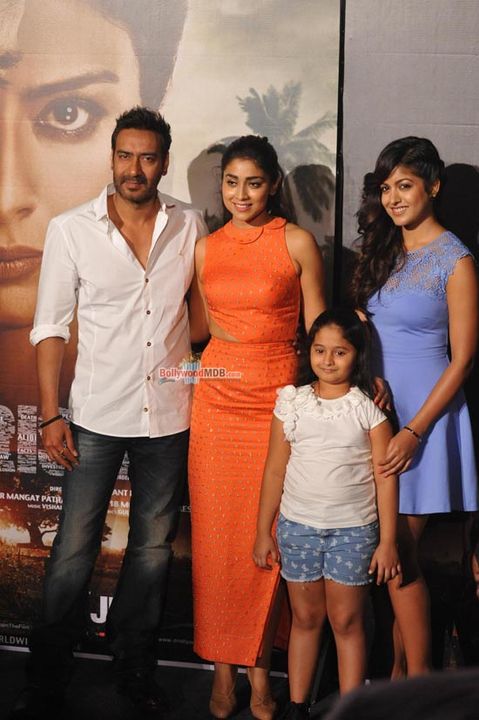 Ajay Devgn, Tabu, Shriya Saran at film 'Drishyam' media interaction