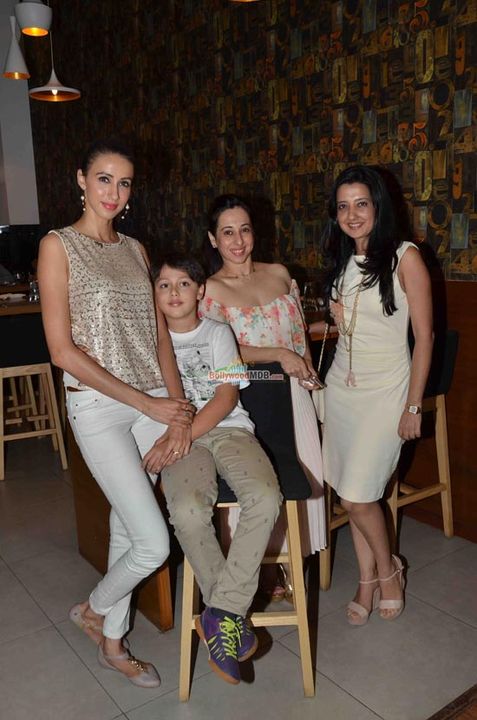 Amrita Arora, Alesia Raut, Aditi Gowitrikar, Amy Billimoria at the Launch of 'Shine Young 2015'