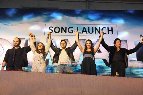 Shah Rukh Khan and Kajol Launch 'Gerua Song' from film 'Dilwale'