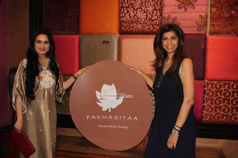 Sridevi, Zeenat Aman, Padmini Kolhapure, Bhagyashree, Poonam Dhillon, Boney Kapoor at the showcase of PADMASITAA at Vivaha exhibition