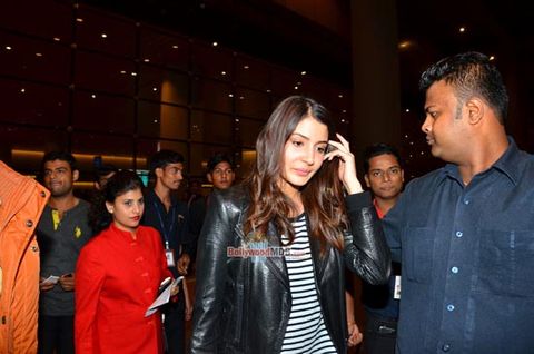Anushka Sharma snapped on arrival at Mumbai International Airport