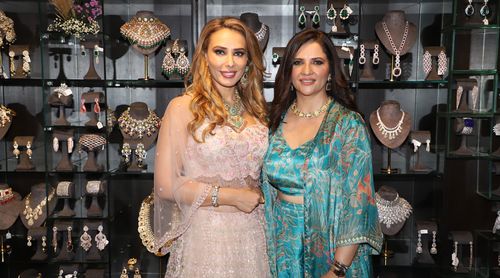 Iulia Vantur graces the launch of the bridal Pernia Jewellery pop-up show