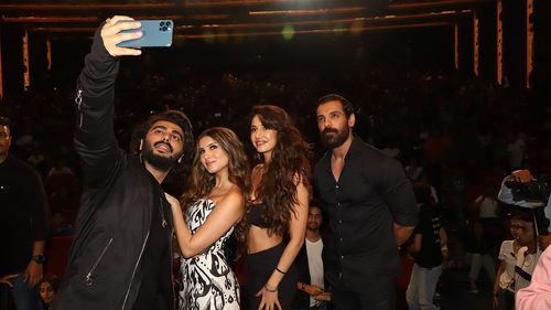 Ek Villain Movie Promotion at NM College today