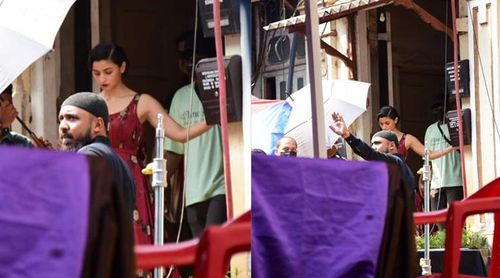 Alia Bhatt wears a black and red maxi dress for a shoot in the city, gives us serious retro vibes