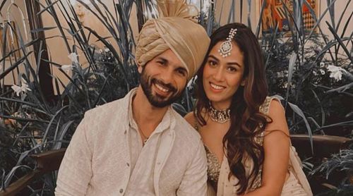 Shahid Kapoor and Mira Kapoor deck up in stunning white ensembles; former says, 'mujhse shaadi karogi' to wife