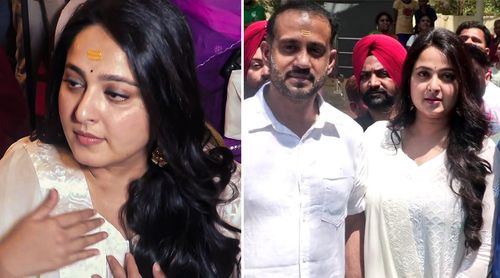 Anushka Shetty marked her rare public appearance at the temple with her family after a long time; See PICS!