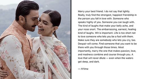 Aww! Deepika Padukone Spills The Beans About Her SECRET To A Happy MARRIED LIFE With Ranveer Singh! (View Post)