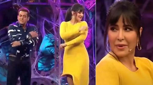 BB 16: Katrina & Salman dance together on ‘Tip Tip Barsa’ as she arrives to promote Phone Bhoot