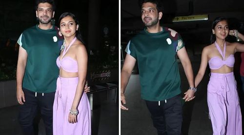 Karan Kundrra says, ‘cutie lag rahi hai’ as he shares how Tejasswi Prakash transform into her stylish airport look